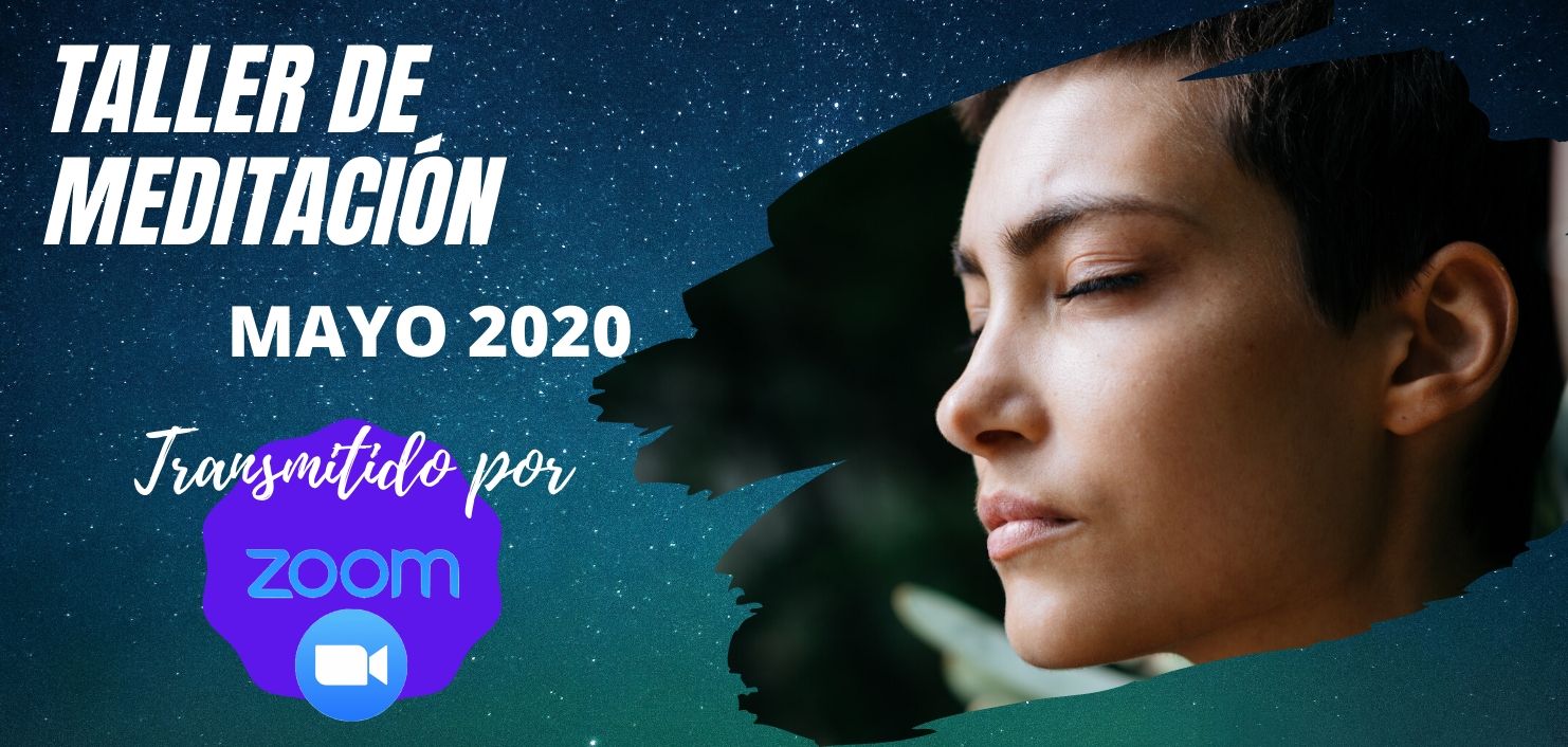 taller de meditación de mayo 2020 banner